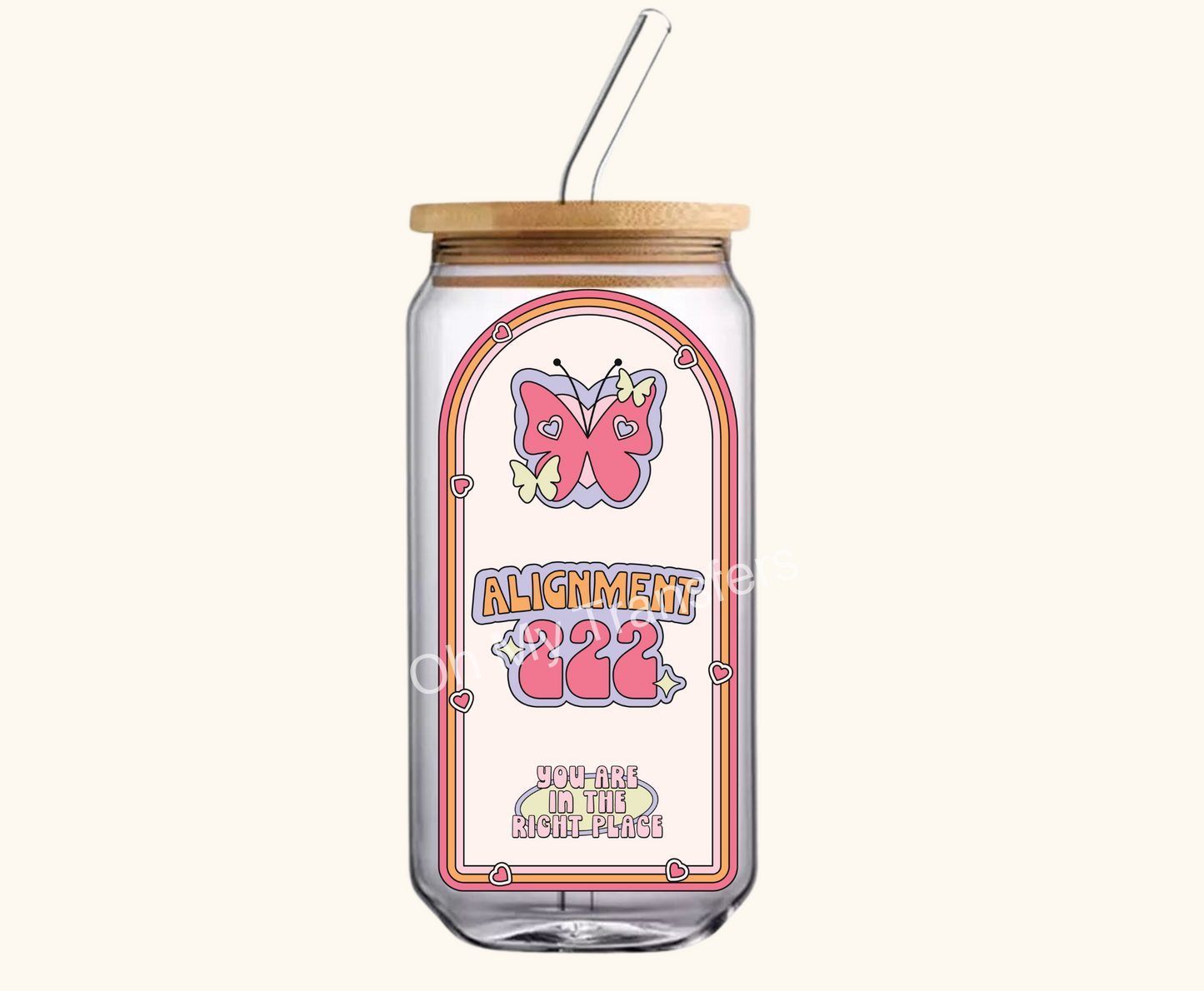 Angel Number 222 Alignment 4" UV DTF Decal