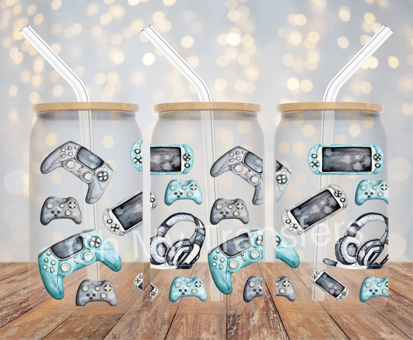 Gaming Consoles UV DTF Cup Wrap