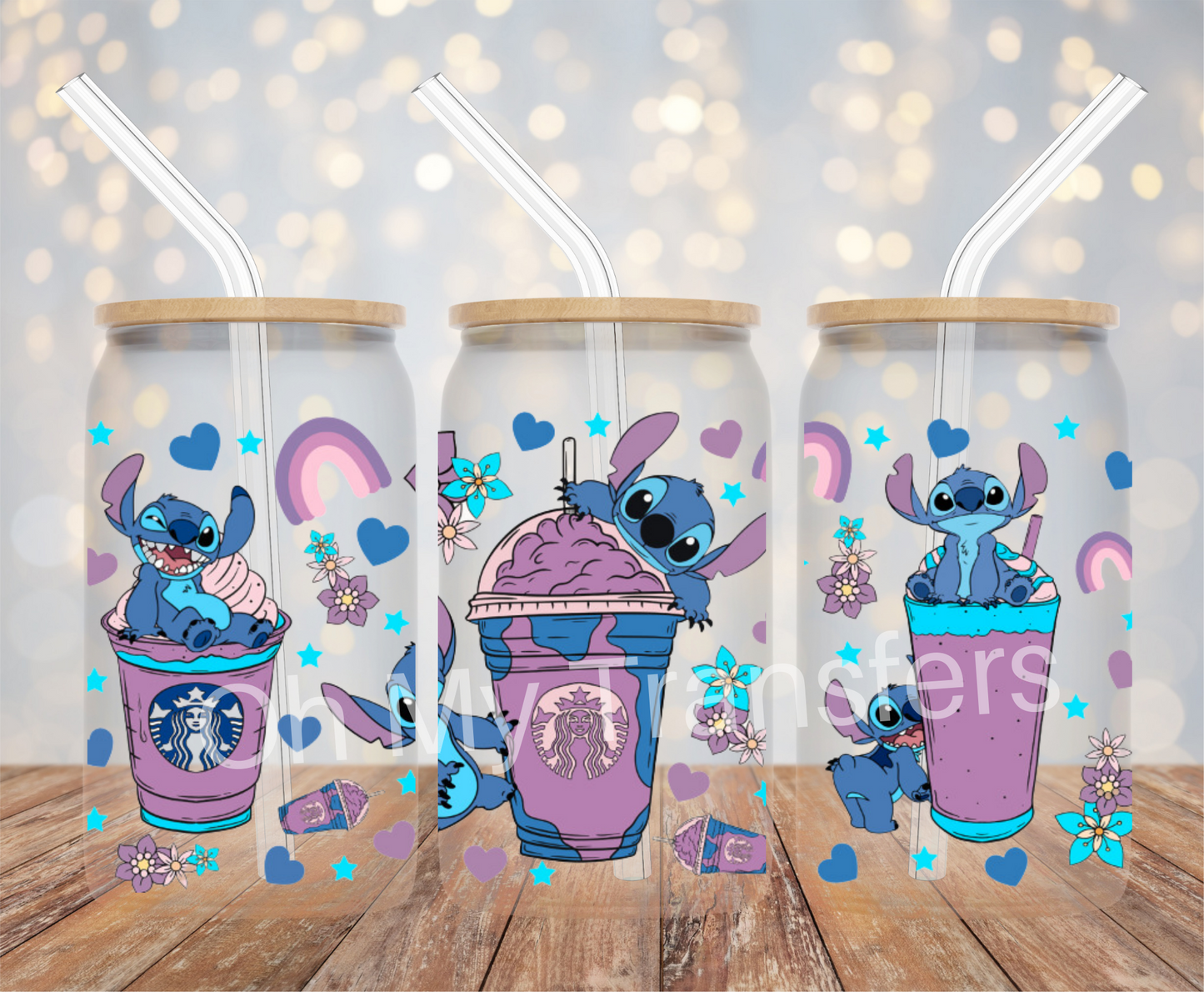 Experiment 626 Purple Starbucks UV DTF Cup Wrap