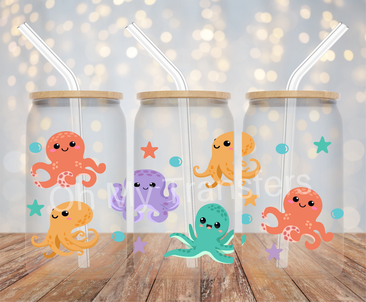 Octopus UV DTF Cup Wrap