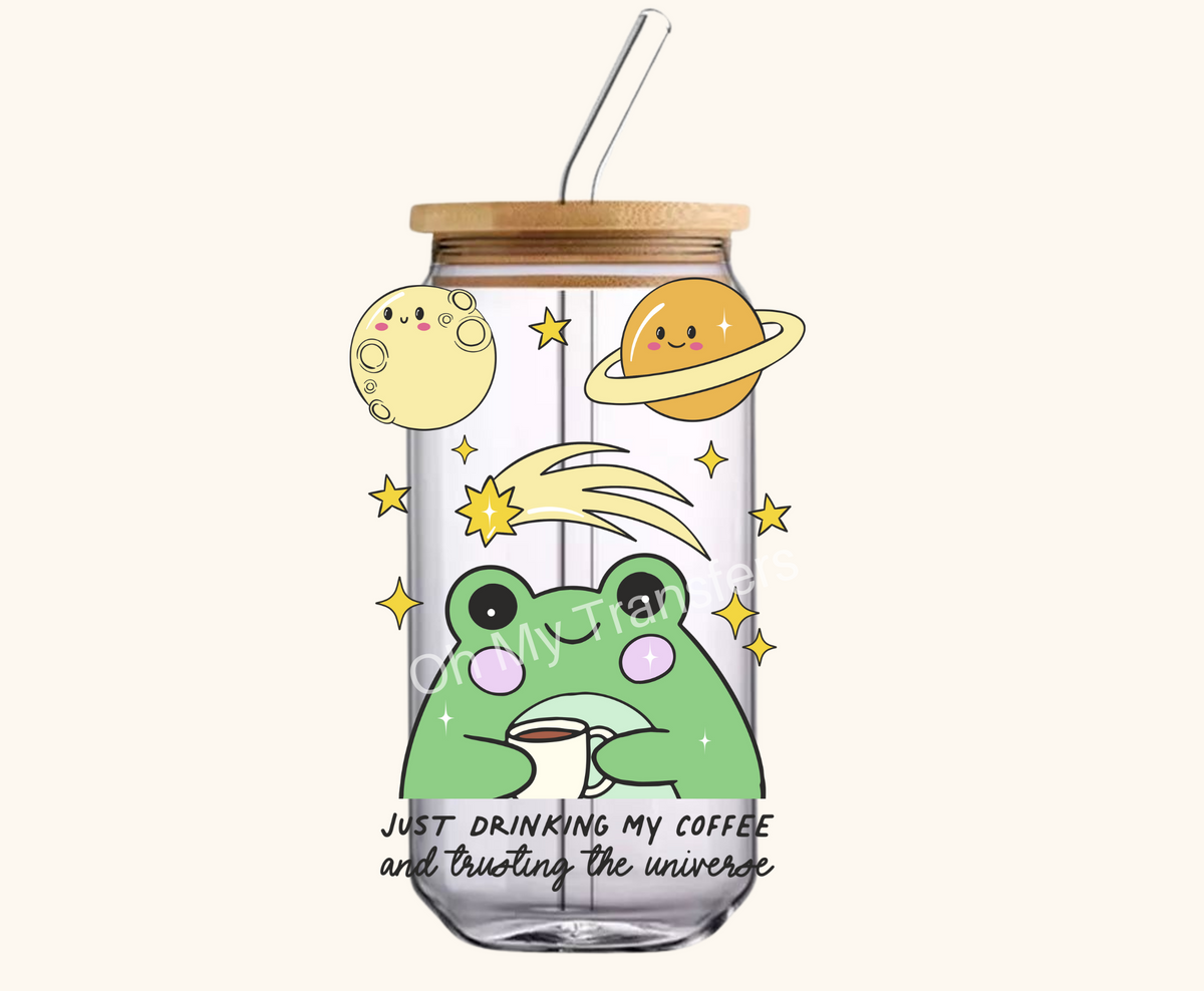 Trusting The Universe 4" UV DTF Decal