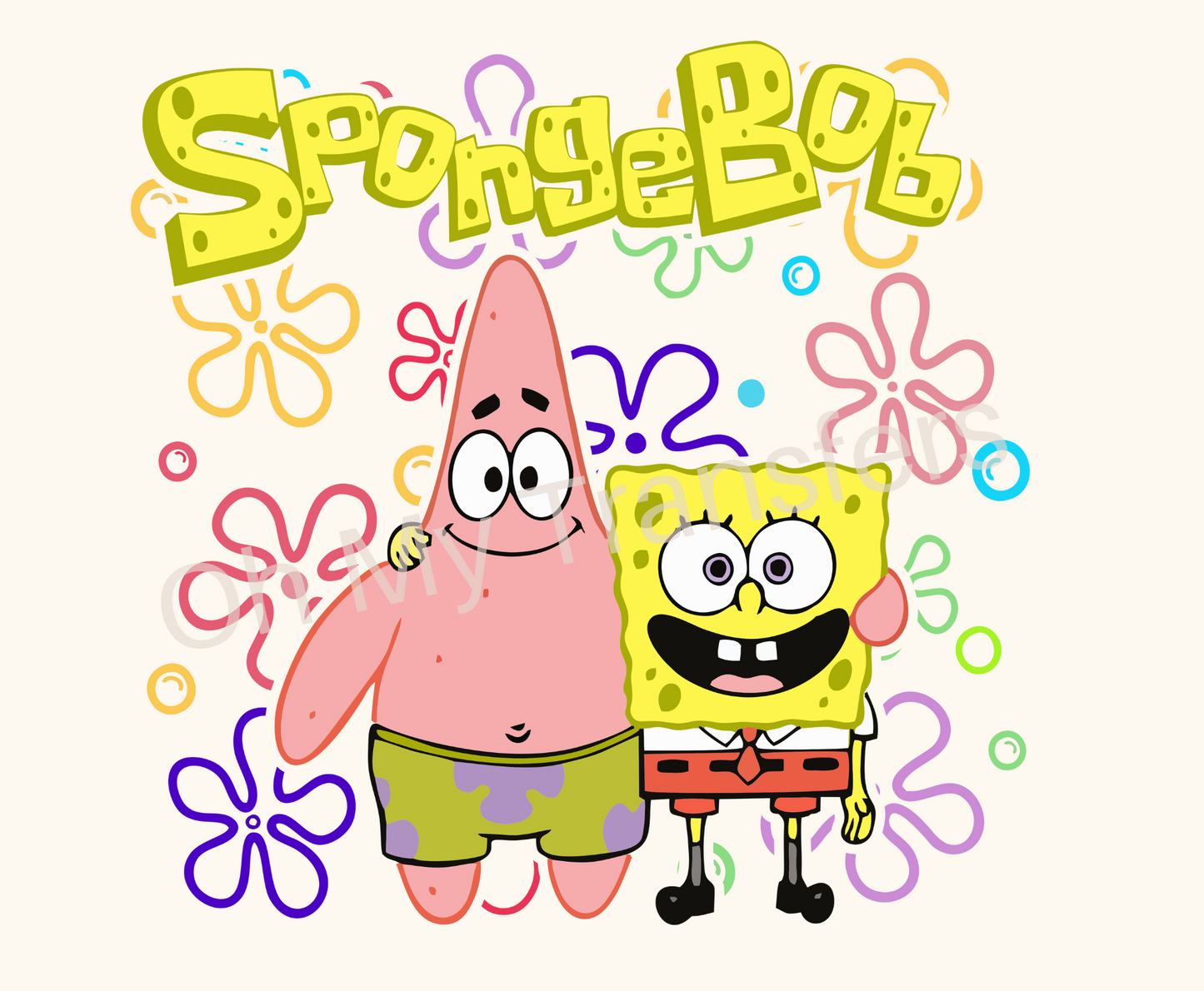 Sponge Cartoon 4.5" UV DTF Decal