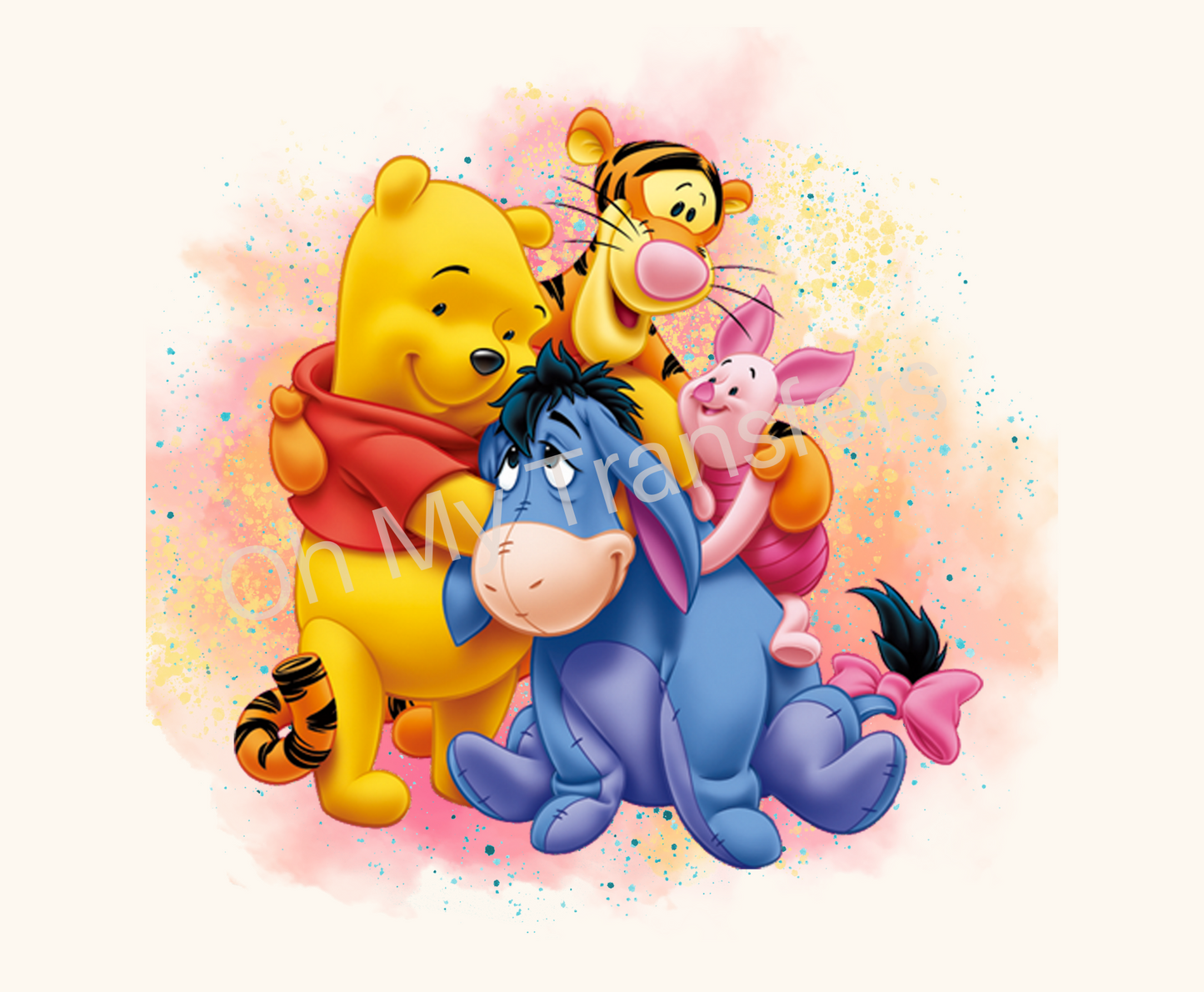 Winnie & Friends 4.5" UV DTF Decal