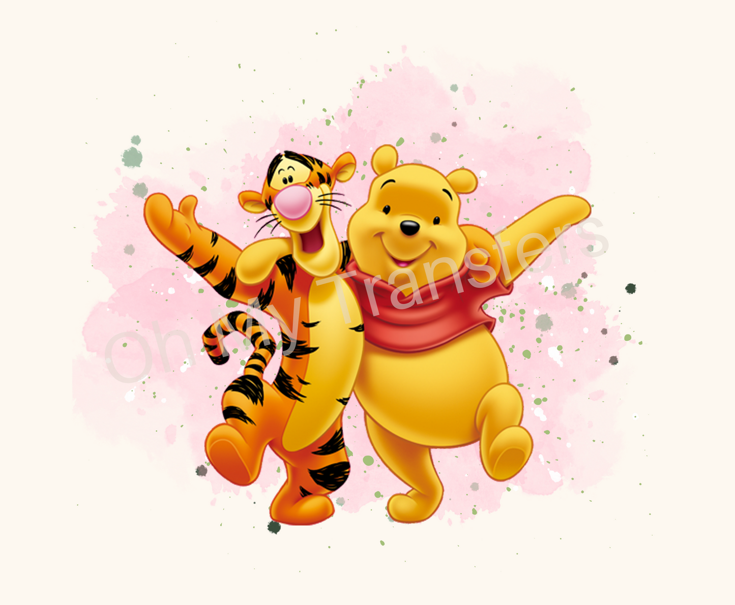 Winnie & Tigger 4.5" UV DTF Decal