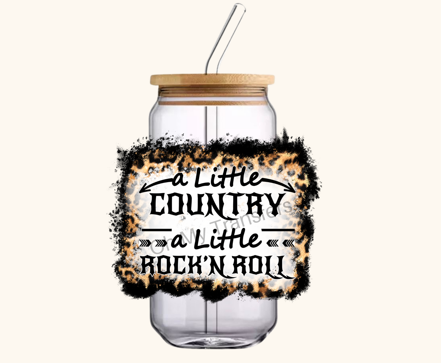 A Little Country 4" UV DTF Decal