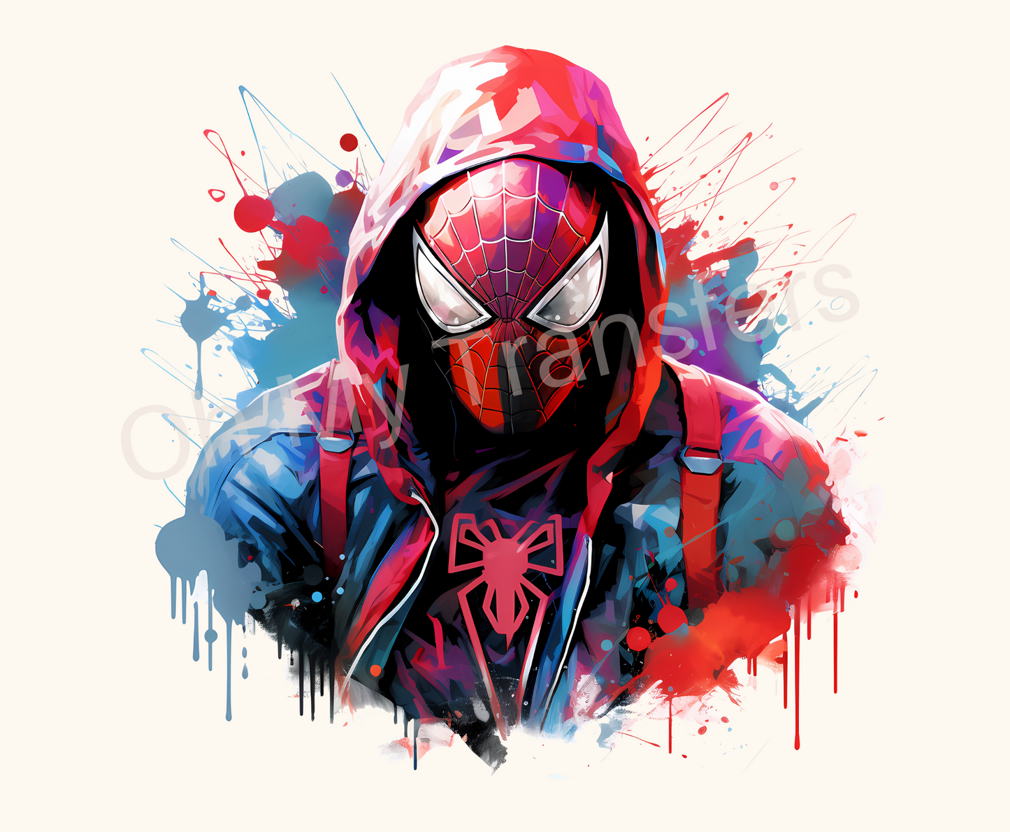Spider Hero Jacket 4.5" UV DTF Decal