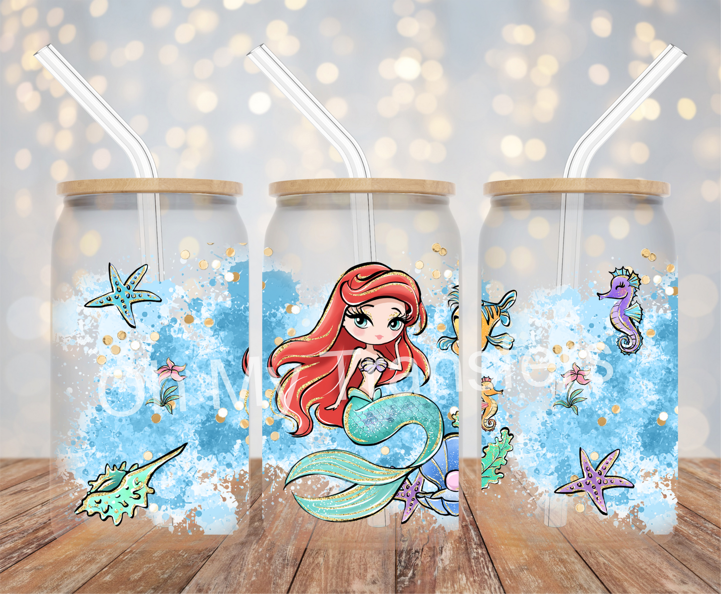 Mermaid 2 UV DTF Wrap