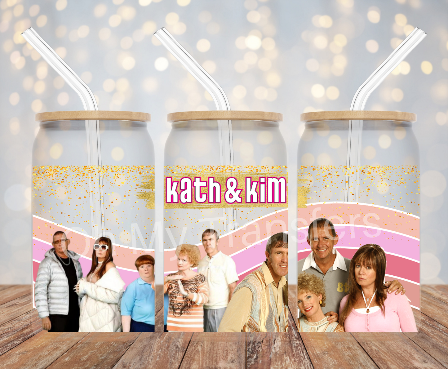 Kath & Kim 1 UV DTF Cup Wrap