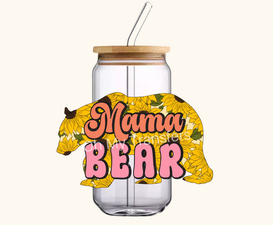 Mama Bear 3" UV DTF Decal