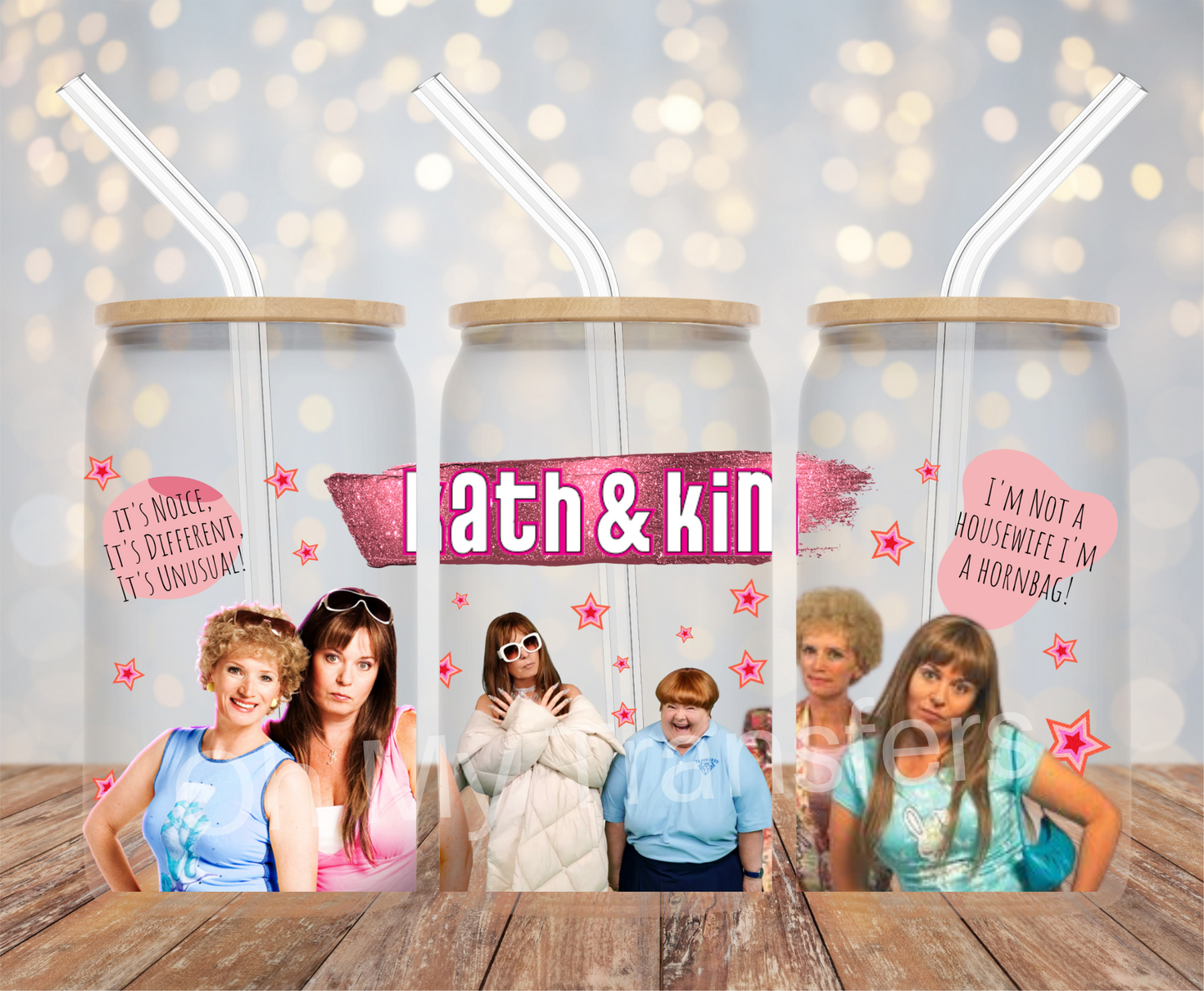 Kath & Kim 4 UV DTF Cup Wrap