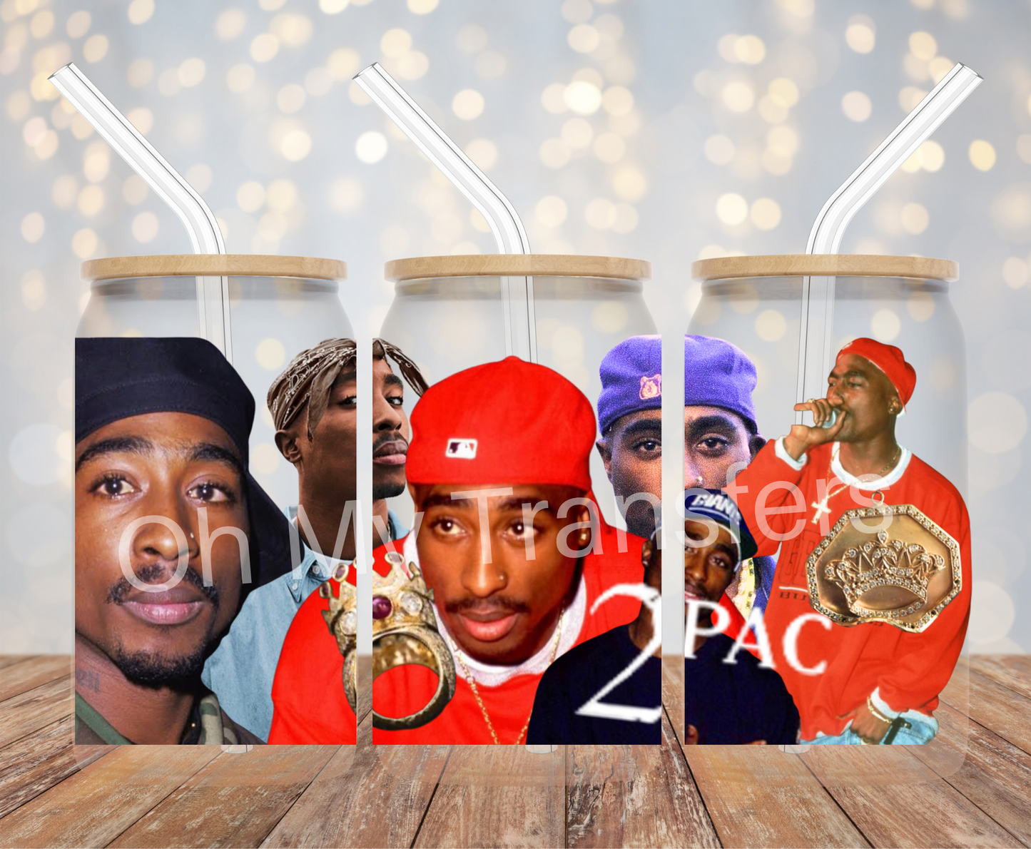 2Pac UV DTF Cup Wrap