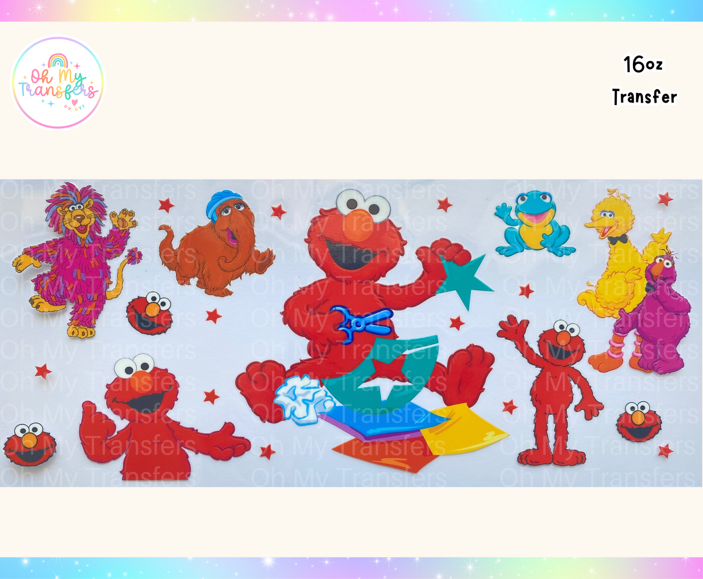 Elmo Crafts UV DTF Cup Wrap