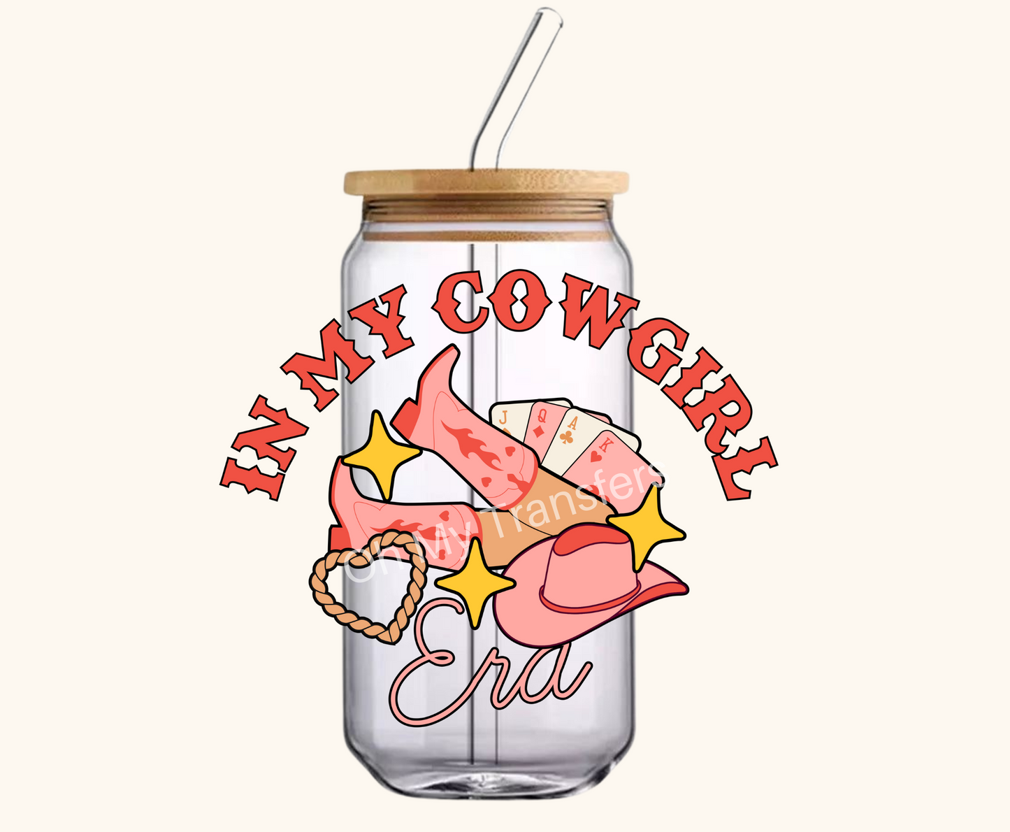 In My Cowgirl Era 4" UV DTF Decal