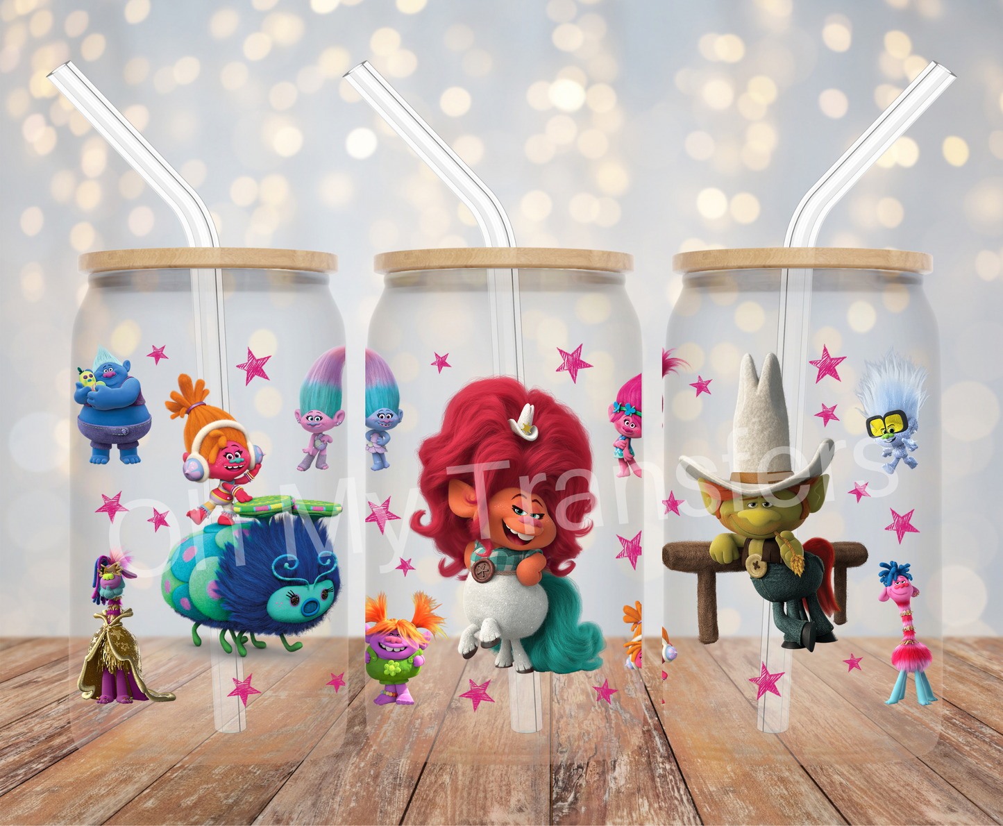 Trolls World Tour UV DTF Wrap