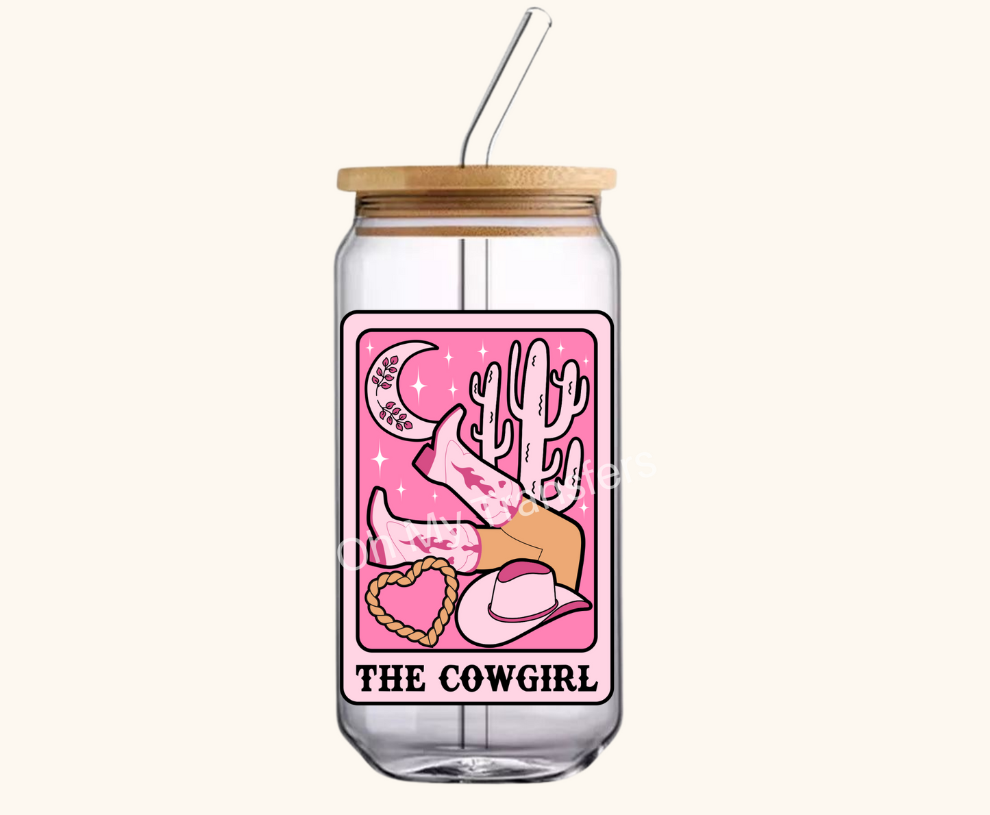 Tarot Card “The Cowgirl” 4" UV DTF Decal