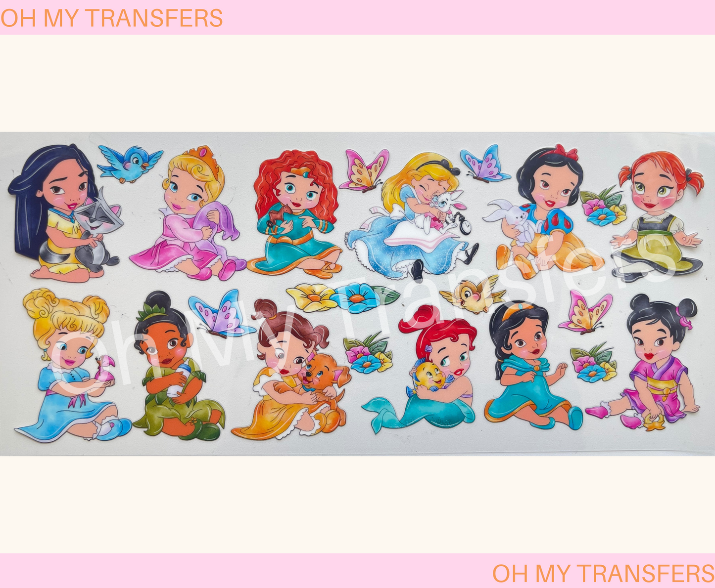 Young Princess Mix Up UV DTF Wrap