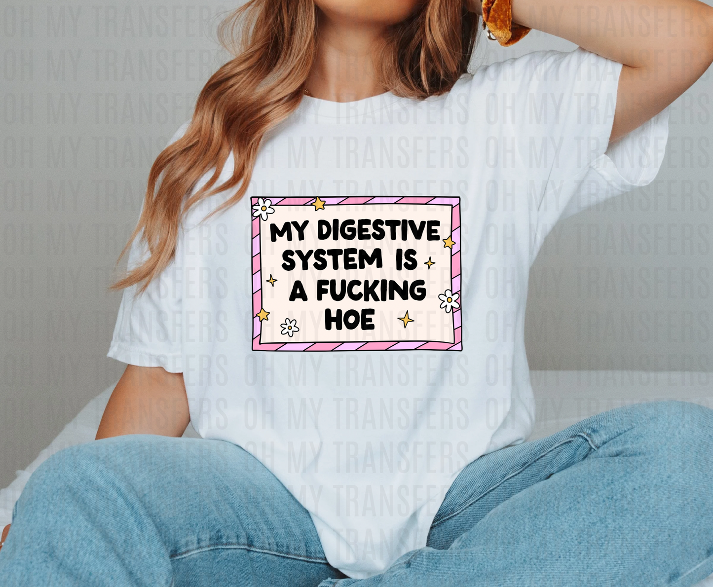 My Digestive System Is A Fu*king Hoe DTF Heat Transfer