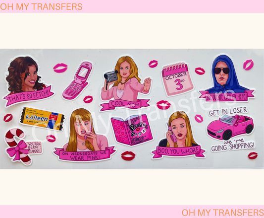 Mean Girls 2 UV DTF Wrap