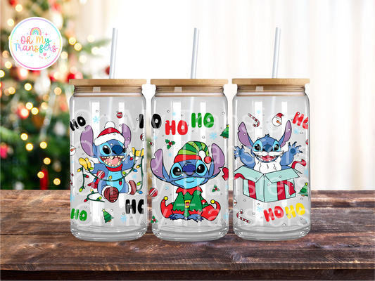 626 Ho Ho Ho ELF UV DTF Cup Wrap