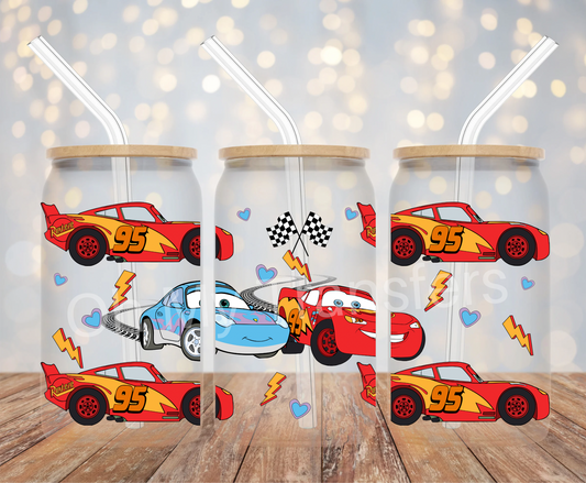 Car Cartoon UV DTF Cup Wrap