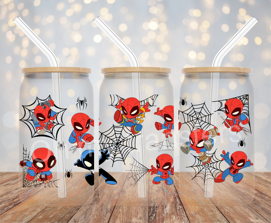 Spidey & Spider Webs UV DTF Cup Wrap