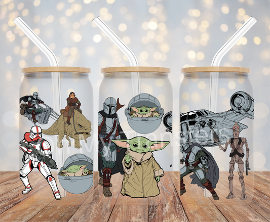 Mando UV DTF Cup wrap