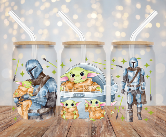 The Child Cartoon UV DTF Cup Wrap