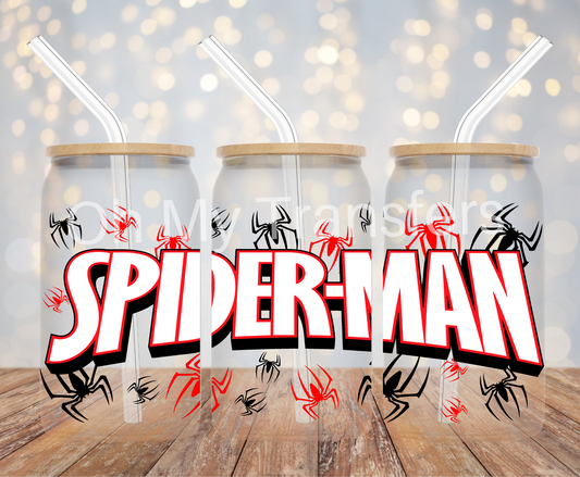 Spider Logo UV DTF Cup Wrap