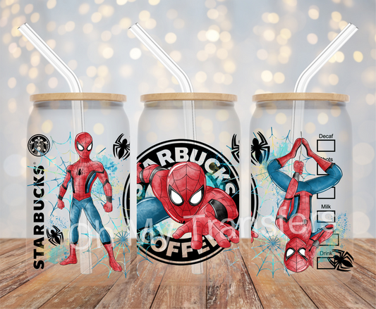 Spider Hero 2 UV DTF Cup Wrap