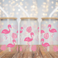 Pink Flamingo UV DTF Cup Wrap