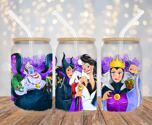 Villain Queens UV DTF Cup Wrap