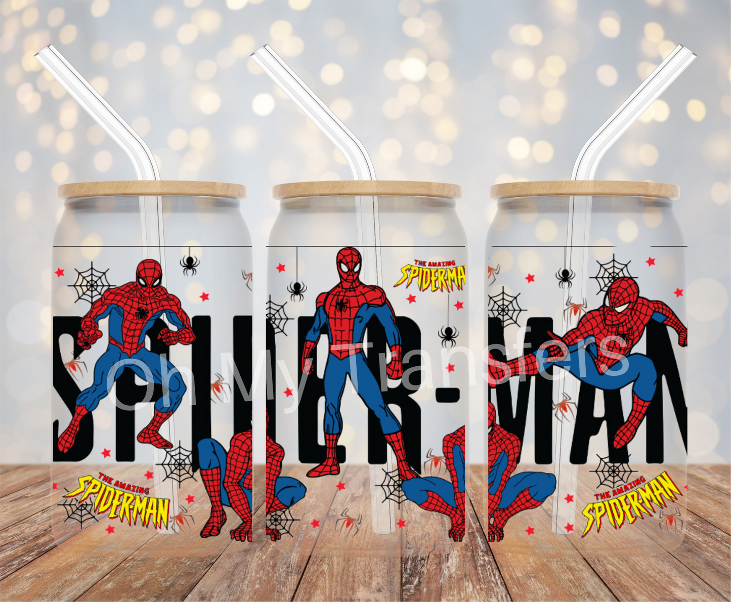 Spider Hero 3 UV DTF Cup Wrap