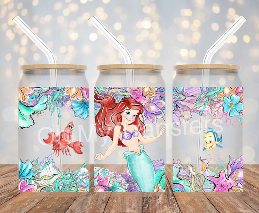 Mermaid UV DTF Cup Wrap