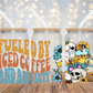 Fueled By Coffee And Anxiety UV DTF Cup Wrap