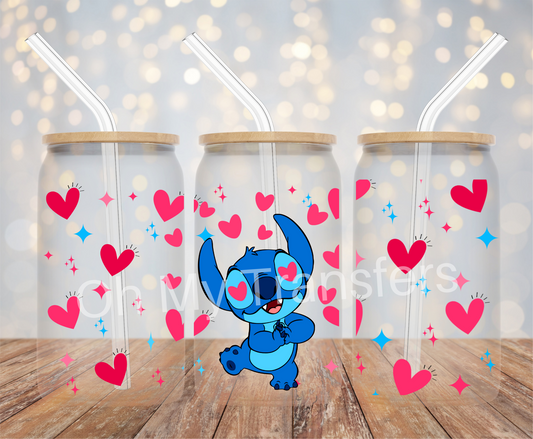 Experiment 626 Heart Eyes UV DTF Cup Wrap