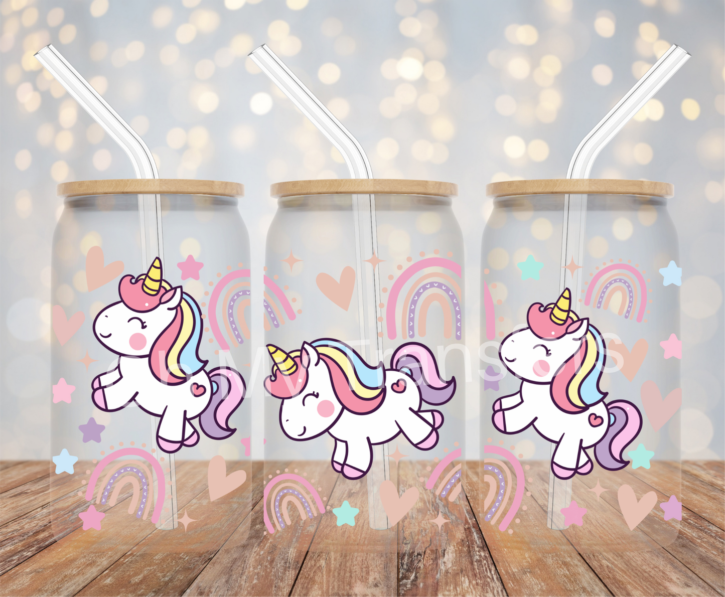 Unicorn 1 UV DTF Cup Wrap