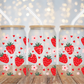 Strawberries & Hearts UV DTF Cup Wrap