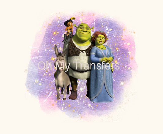 Ogre Family 4.5" UV DTF Decal