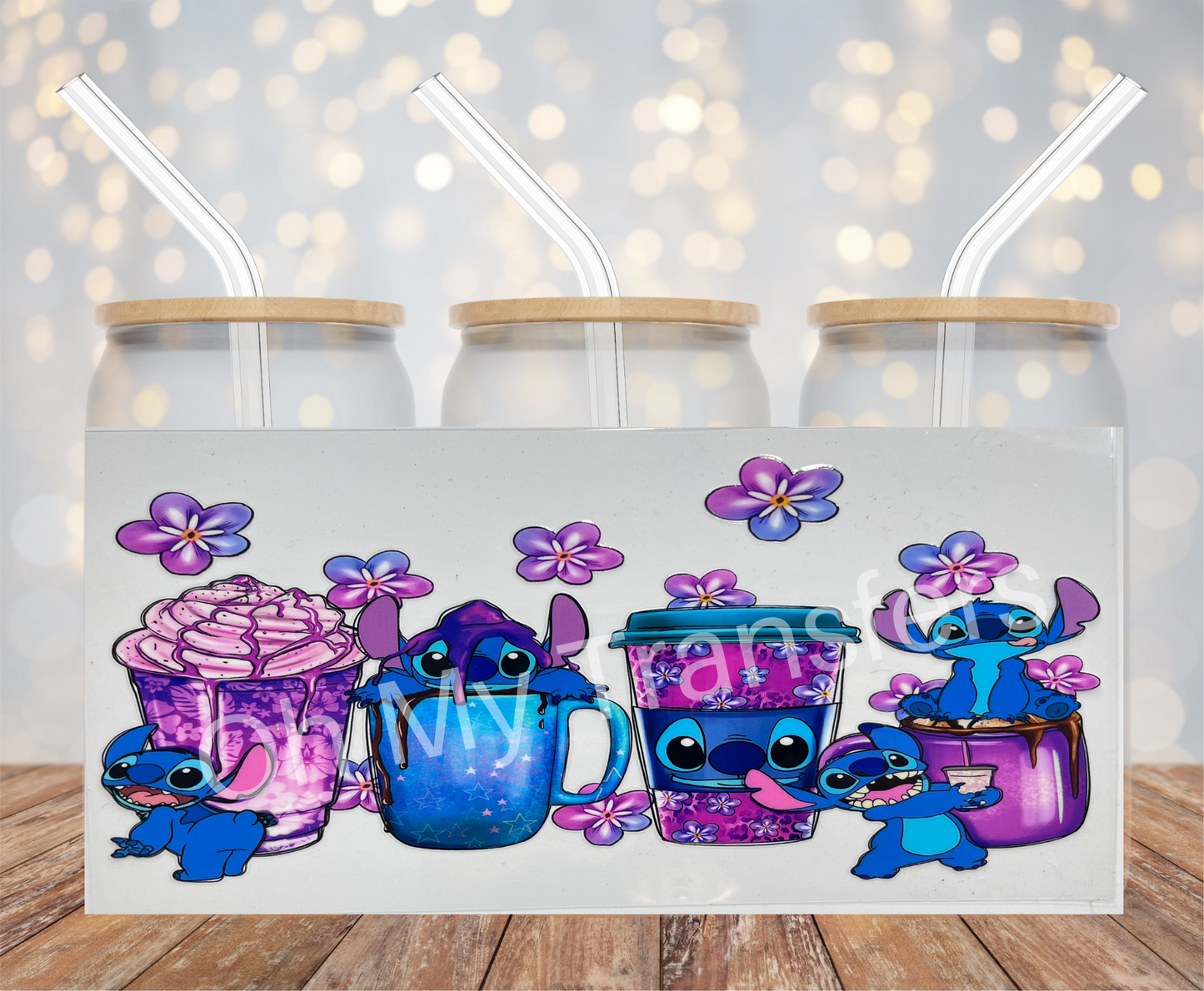 Experiment 626 Cup & Flowers UV DTF Cup Wrap