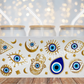 Evil Eye Gold Ombre UV DTF Cup Wrap