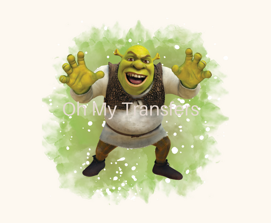 Shrek 4.5" UV DTF Decal