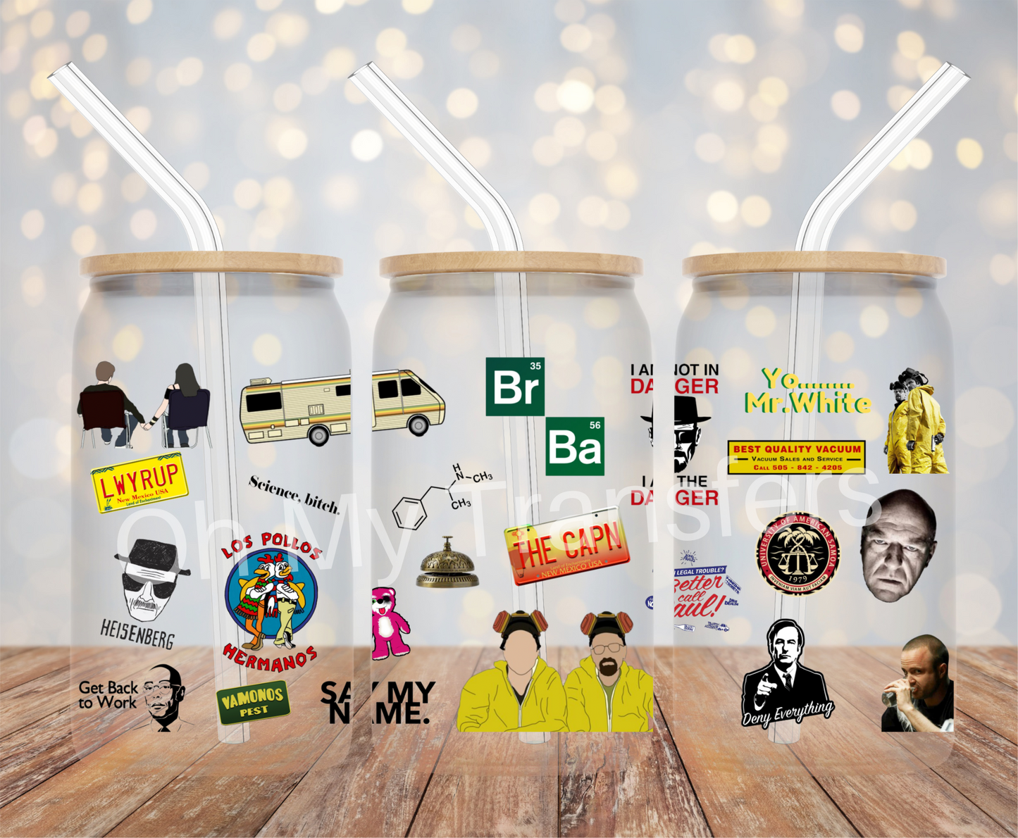 Breaking Bad UV DTF Cup Wrap