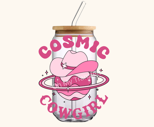 Cosmic Cowgirl 4" UV DTF Decal