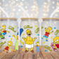 Yellow Kids Cartoon UV DTF Cup wrap