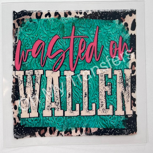 Wasted On Wallen UV DTF Decal 7cmx7cm