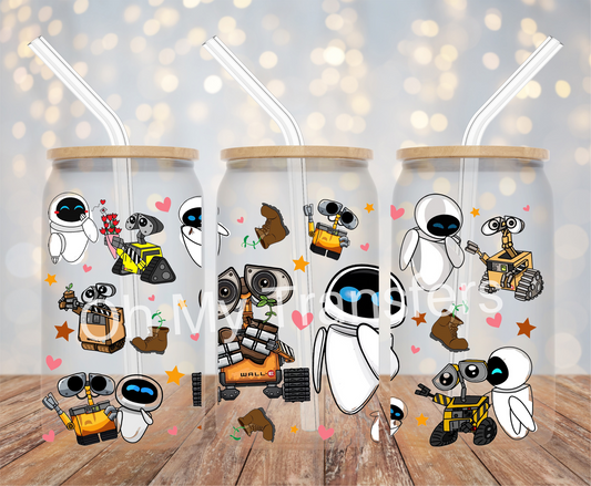 Robot Movie UV DTF Cup Wrap