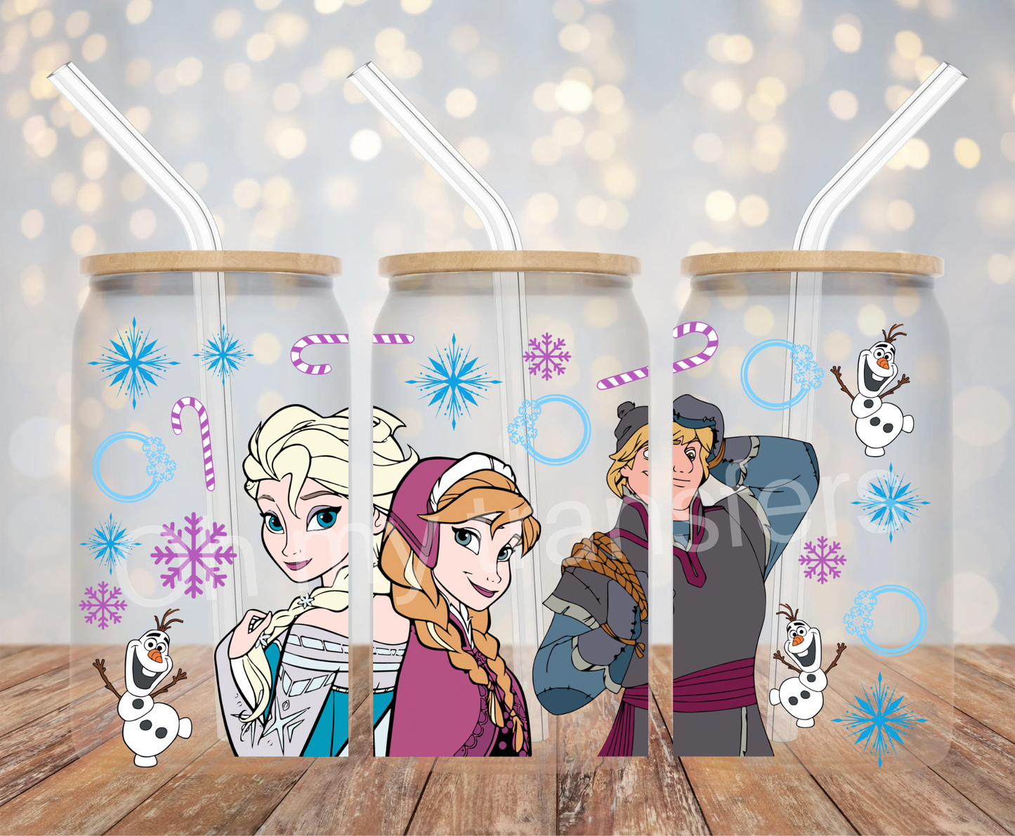 Frozen 1 UV DTF Cup Wrap