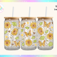 Sunflowers & Butterflies UV DTF Cup Wrap