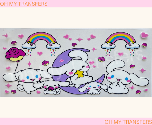 Cinnamoroll Rainbow UV DTF Wrap