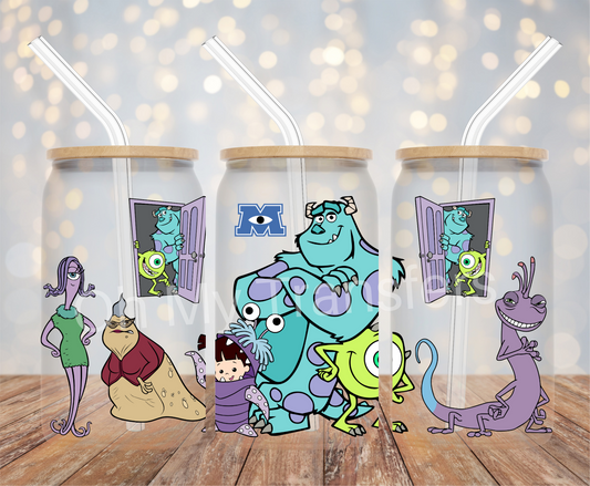 Monsters UV DTF Cup Wrap